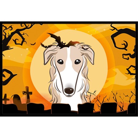 Carolines Treasures Halloween Borzoi Indoor and Outdoor Mat- 18 x 27 in. BB1786MAT
